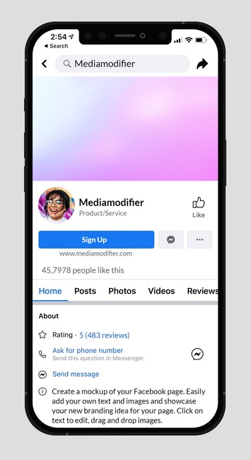Facebook Page